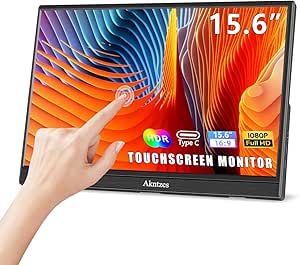 Tragbarer 15,6-Zoll-Touchscreen-Monitor