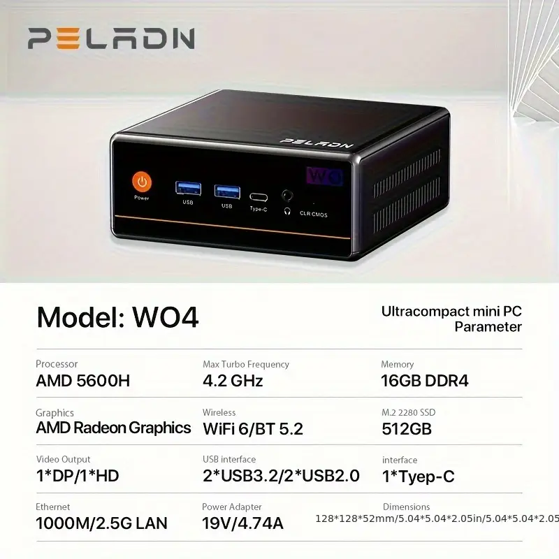 Mini PC, mit AMD Ryzen 7 5700U
